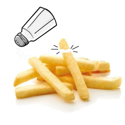 SALTY FRIES(بطاطا بنكهة الملح مقرقش)