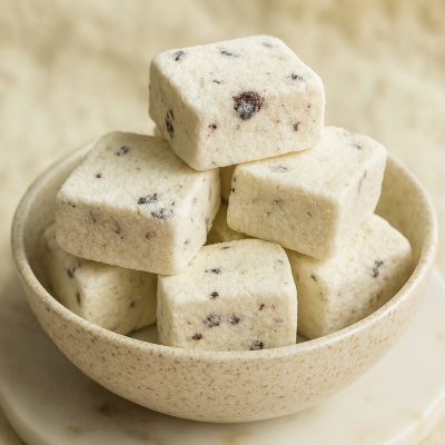 VANILLA WITH CHOCOLATE PIECESآيسكريم الفانيلا مع حبيبات الشوكولا مقرقش