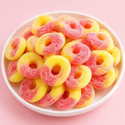 CRUNCHY RINGS CANDY
كاندي الخواتم مقرقش
